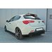 Боковые накладки сплиттеры на задний бампер на Alfa Romeo Giulietta